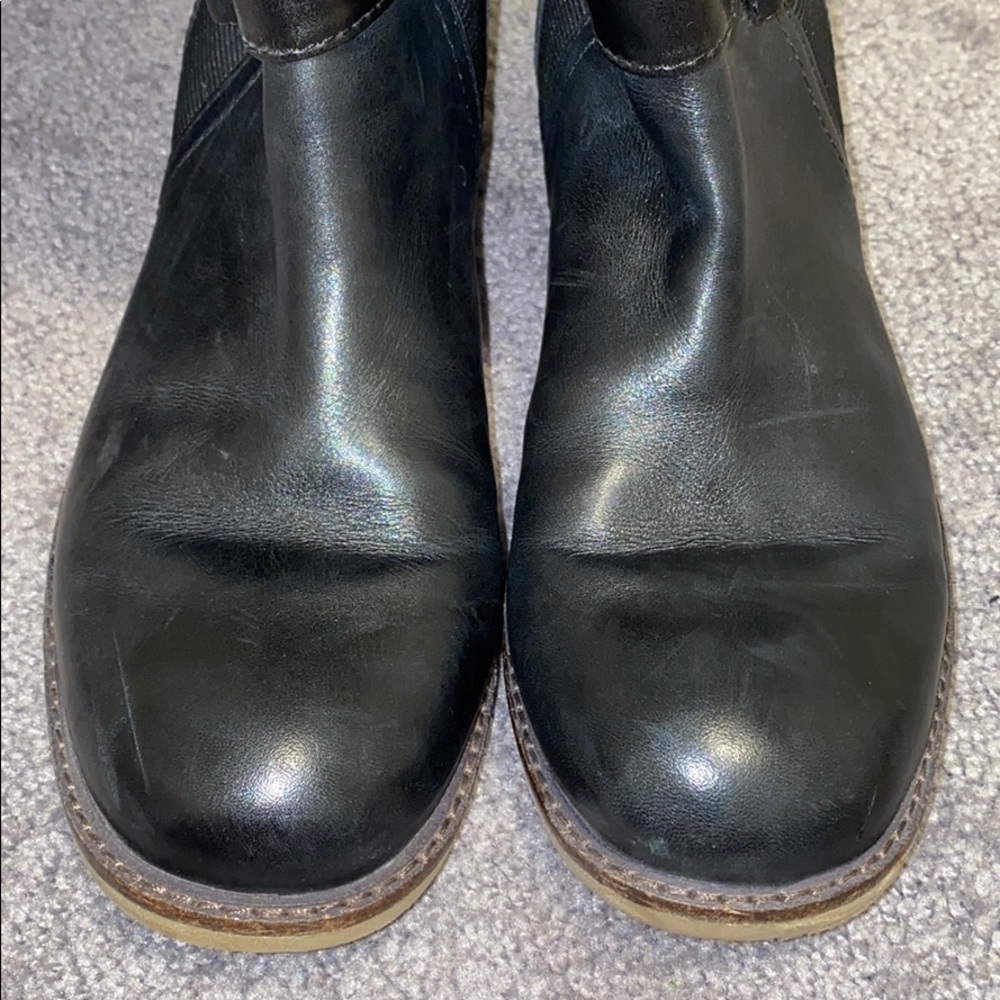 EUC Lucky Brand Leather Elastic Back Riding Boots - Picture 3 of 6